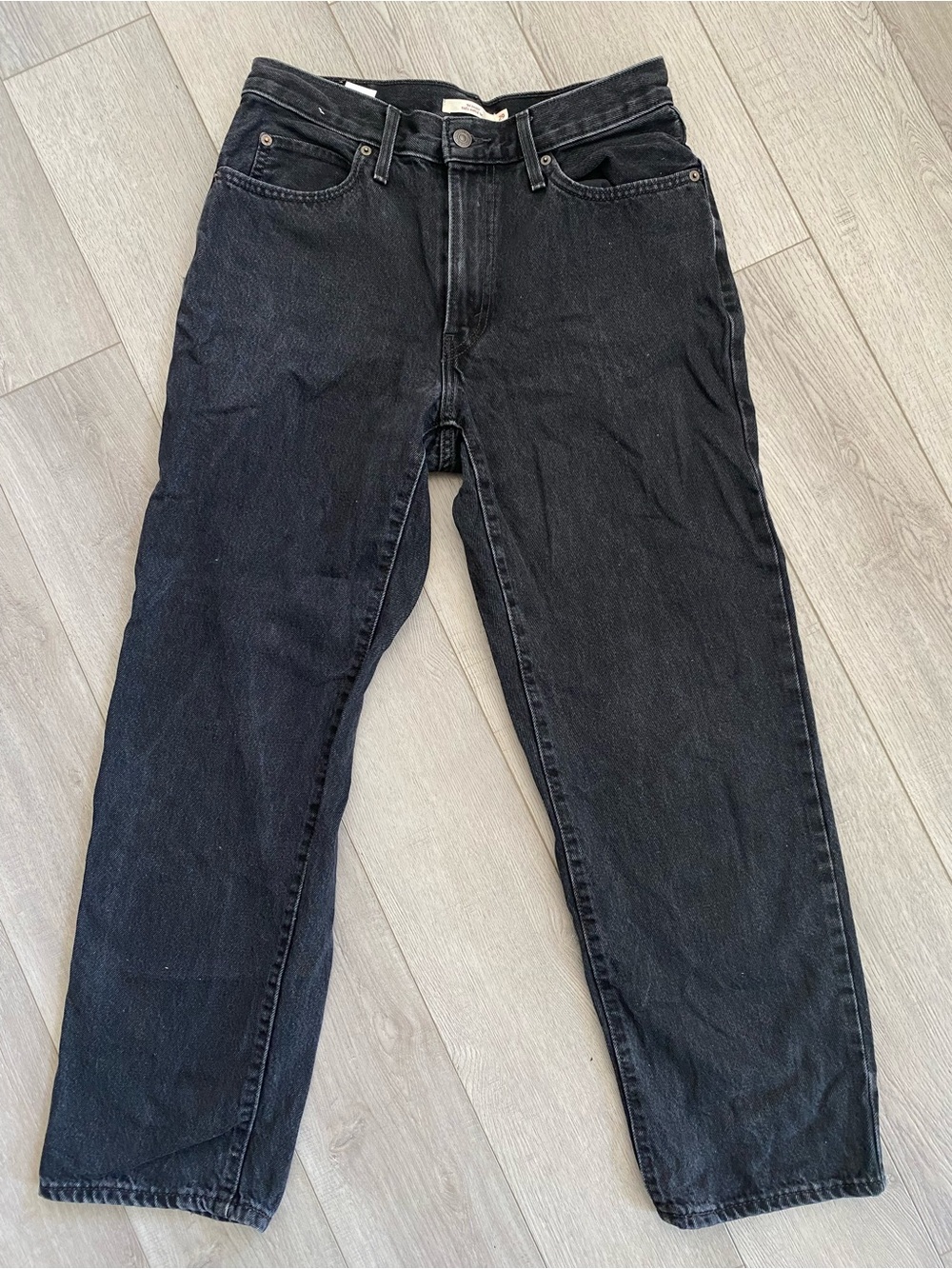 Womenās Levi's '94 Baggy Jeans Black Stonewash 29x31